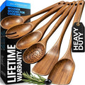 Zulay Kitchen 6 Piece Wooden Spoons by ZulayKitchen