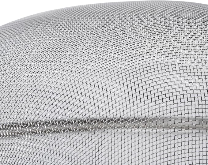 Winco Strainer with Single Fine Mesh, 8-Inch Diameter, Stainless Steel - Image 2