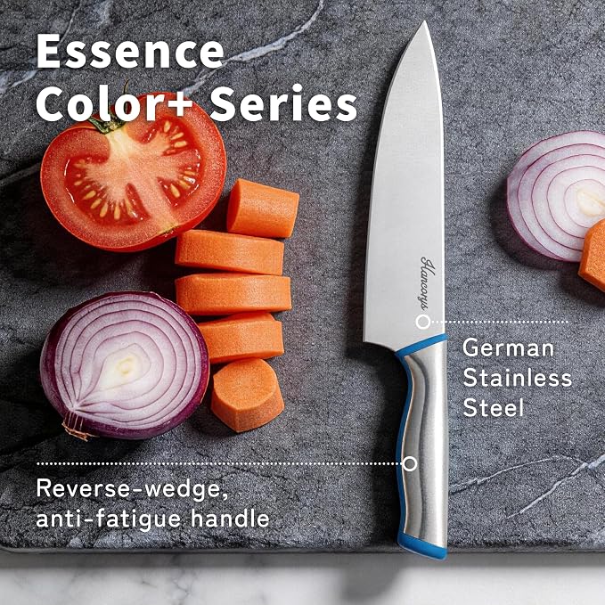 Knife Set, Enduring Razor-Sharp German High Carbon Stainless Steel Chef Knife - Image 5