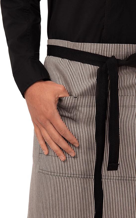 Chef Works Unisex Portland Half Bistro Apron - Image 4