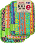 Wet-it! Skrubba 3-Pack Reusable Dish Scrubbers – Non-Scratch Scouring Pads by Wet-It
