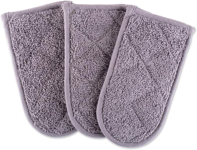 DII Basic Terry Collection Quilted 100% Cotton, Pan Handle, 3 Piece by DII