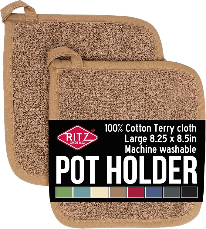 RITZ Terry Potholder & Hot Pad: Unparalleled Heat Resistant, Durable 100% by Ritz+Foodservice