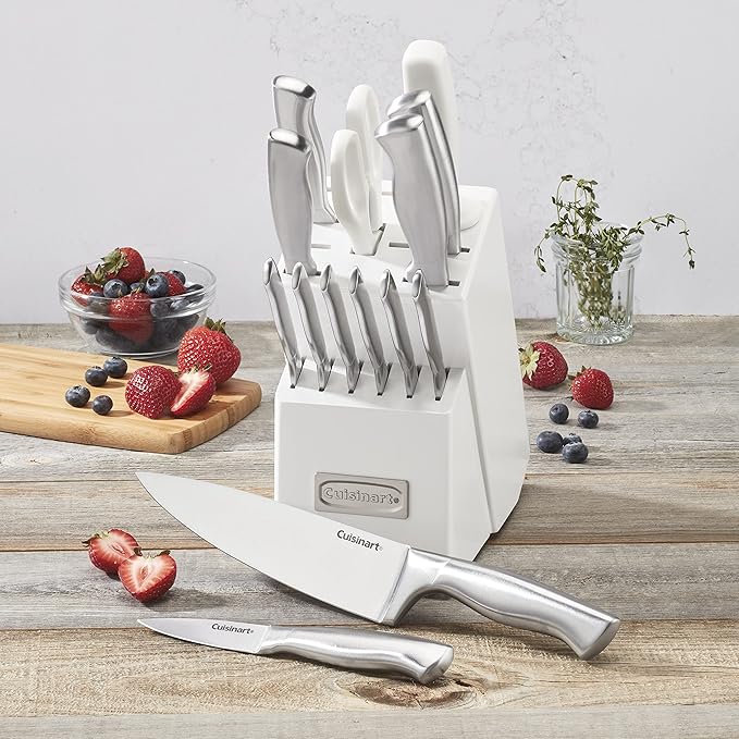 Cuisinart Professional Block Knife Set, Lightweight, Stainless Steel Durable & - Image 5