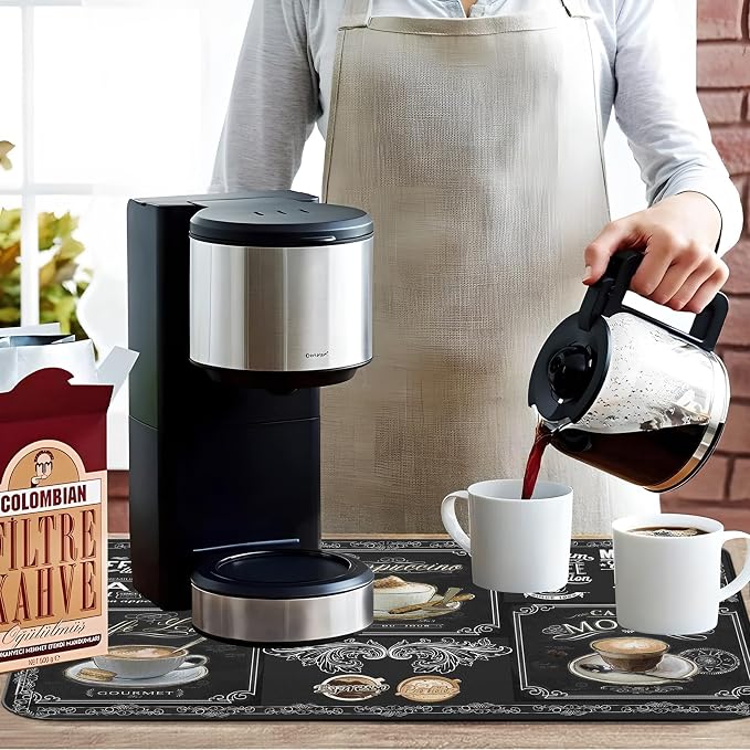 Fun Coffee Bar Mat, Fits Under Coffee Machine - Image 3