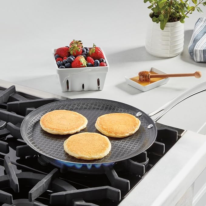 Cuisinart FusionPlus Hybrid Stainless Steel Cookware, 12-Inch Round Griddle Pan - Image 2