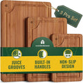 Set of 3 Bamboo Cutting Boards for Kitchen by Woodenhouse