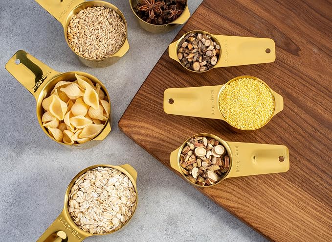 Set of 7 Heavy Duty Measuring Cups, 18/8 Stainless Steel - Image 6