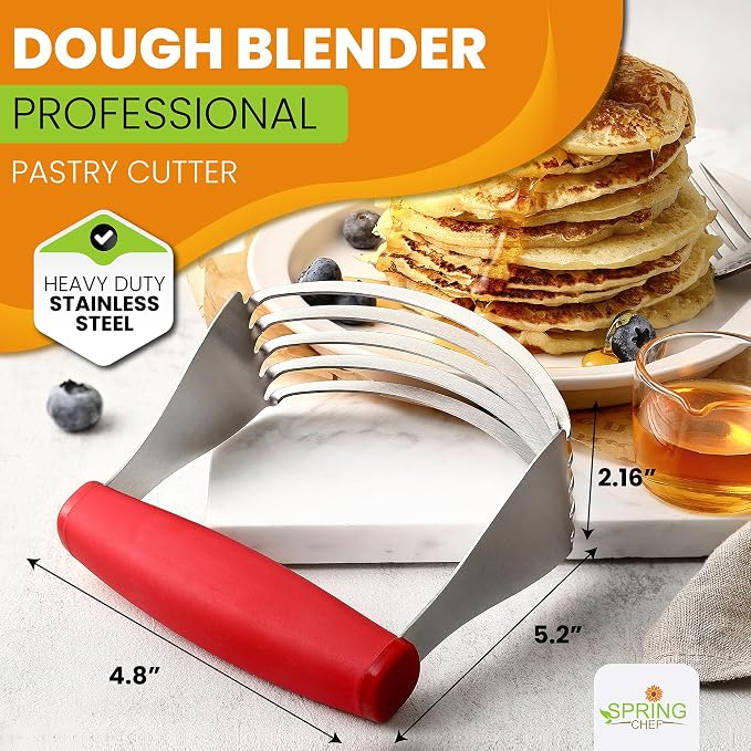 Spring Chef Red XL Size Dough Blender Tool - Image 2