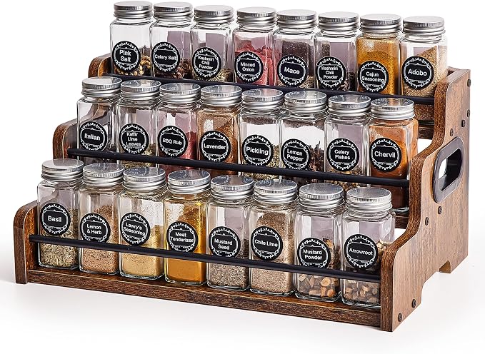 Aminigram Wood Spice Rack Organizer by Aminigram