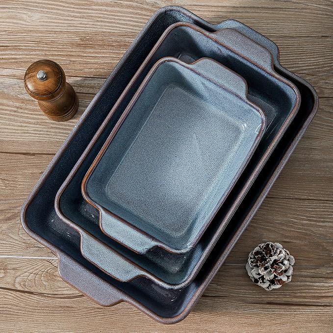 HVH 9x13 Baking Dish Set, Large Casserole Dishes - Image 5