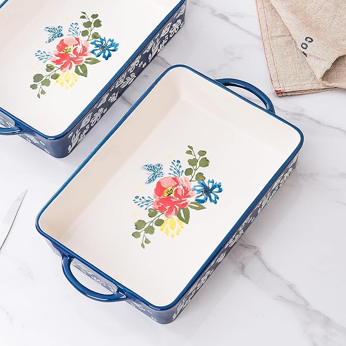Wisenvoy Casserole Dish 9x13 Baking Pan Casserole Dishes - Image 4