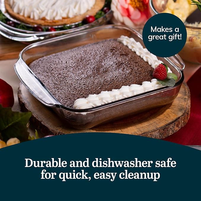 Libbey Baker’s Basics 5 Piece Glass Baking Dish Set - Image 5
