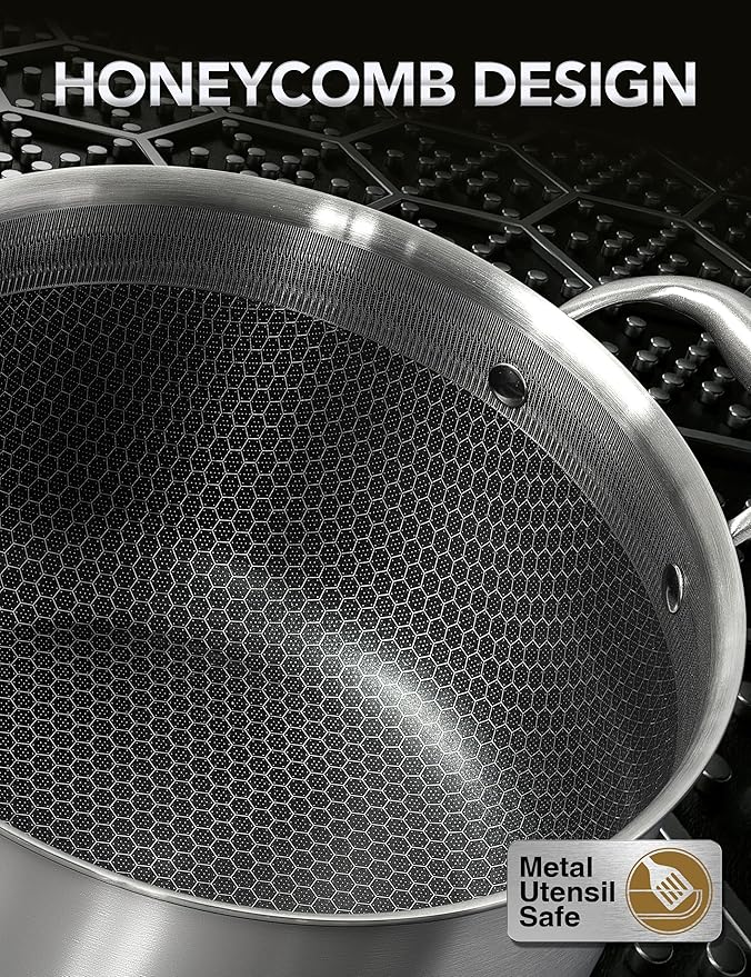 MICHELANGELO Tri-ply Stainless Steel Stock Pot - Image 2