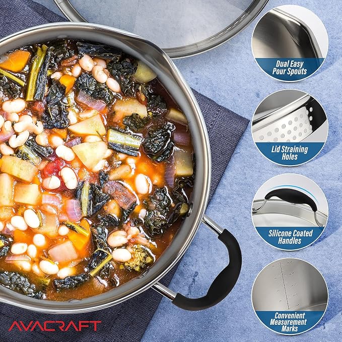 AVACRAFT Stainless Steel Stockpot - Image 5