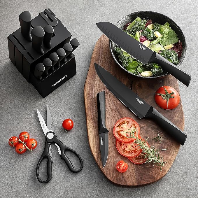 Stainless Steel Knife Set, Knife Block Sets - Image 8