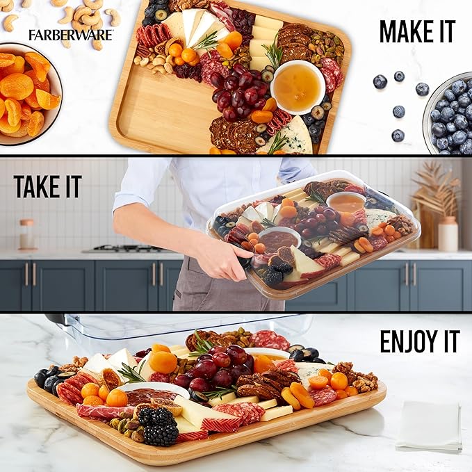 Farberware Build-A-Board Bamboo Cutting Board - Image 2