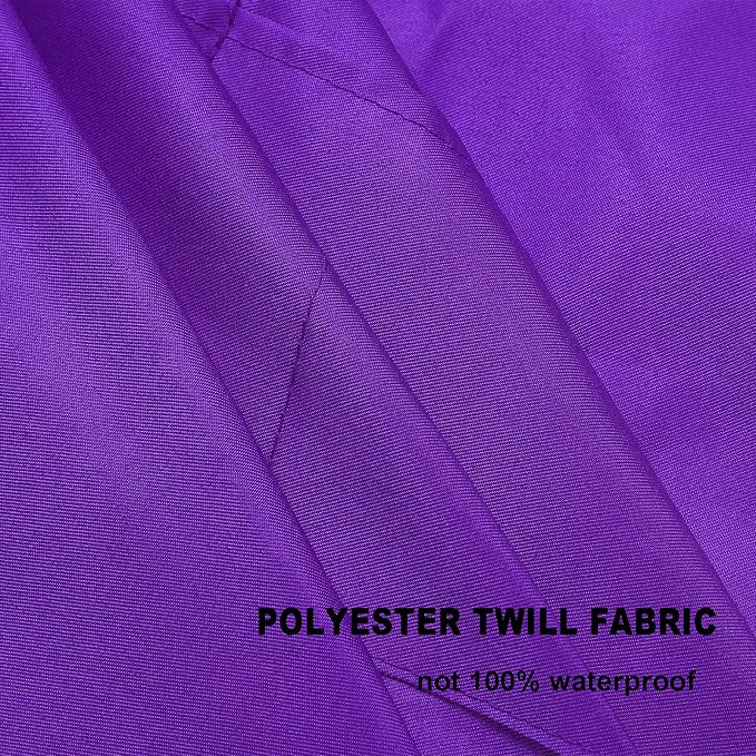 12 Pcs Purple Bib Bulk Aprons for Women Men Adult Girls Unisex - Image 6