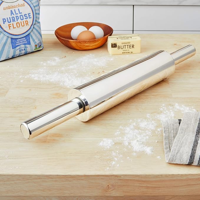 Fox Run Stainless Steel Rolling Pin - Image 5