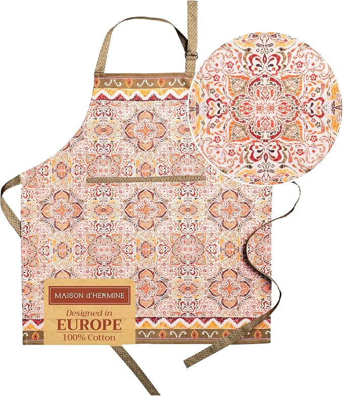 Maison d' Hermine 100% Cotton Apron by MaisondHermine