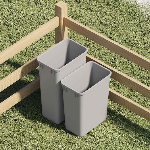 Dowell 35Qt Wastebasket Trash Container, - Image 7