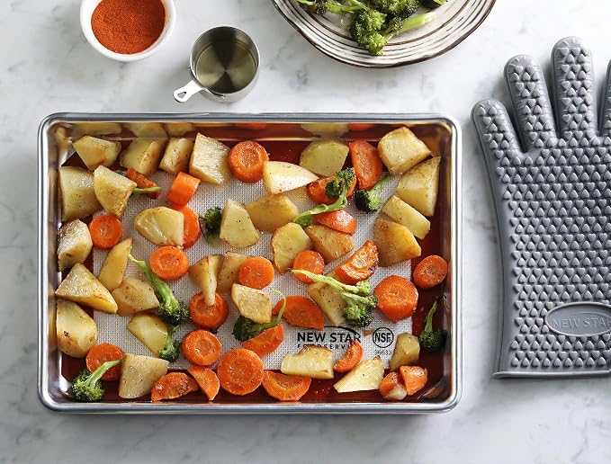 New Star Foodservice 1028768 Commercial-Grade Bun Pan/Baking Sheet, Baking Mat - Image 9