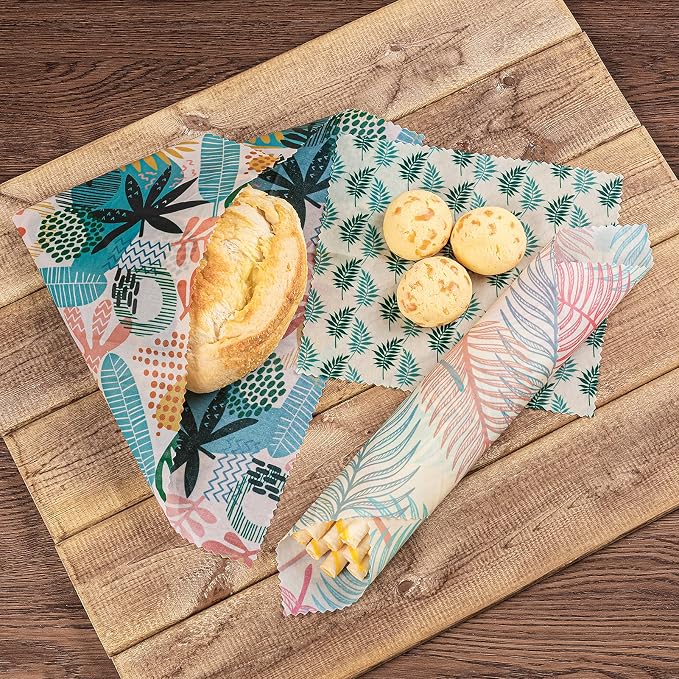 Akeeko Reusable Beeswax Food Wraps - Image 4