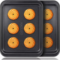Small Baking Sheets, Nonstick Baking Toaster Oven Tray Cookie Sheet, 1 or 2 by FastandBest