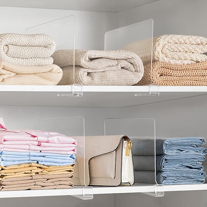 HBlife 6 Pack Closet Organizers and Storage, Vertical Purse Organizer - Image 6