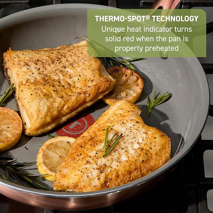 T-Fal Preserve Ceramic Nonstick Saute Pan - Image 5