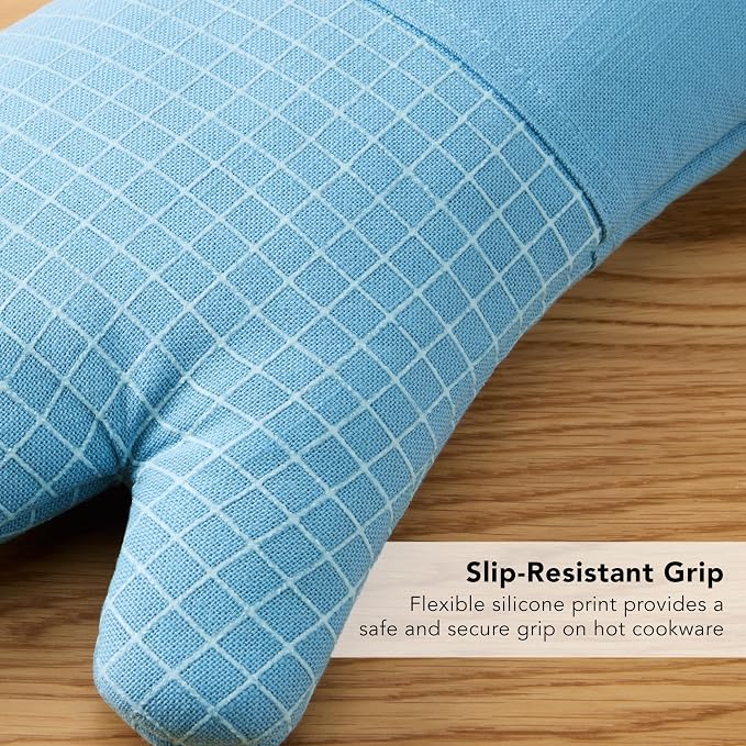 KITCHENAID Gourmet Series Gridlines Oven Mitts 2-Pack Set, Heat Resistant up to - Image 7