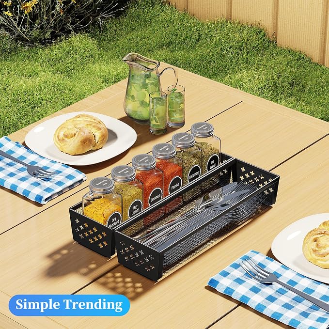 Simple Trending Silverware Drawer Organizer, 8 Pack Utensil Organizer - Image 4