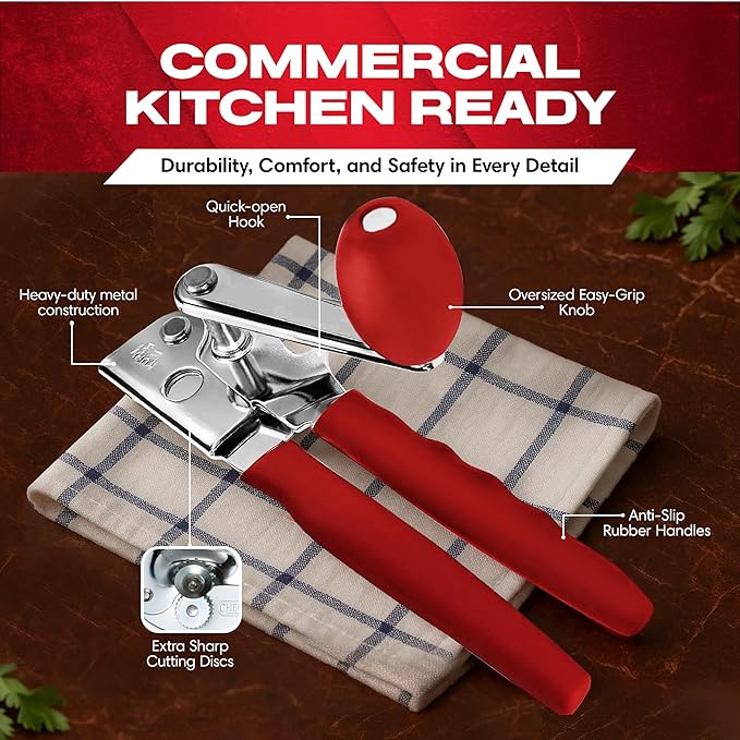 Chef Master Commercial Can Opener Heavy Duty - Image 3