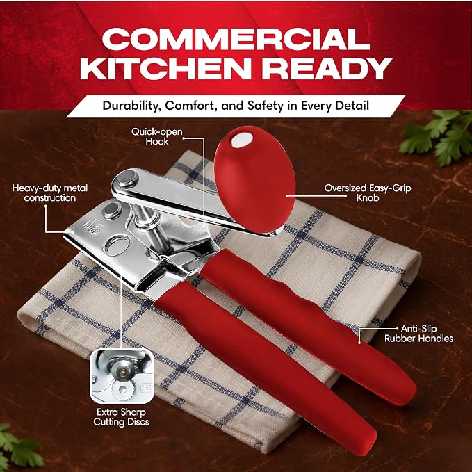Chef-Master 2-Pack Heavy Duty Can Opener - Image 3