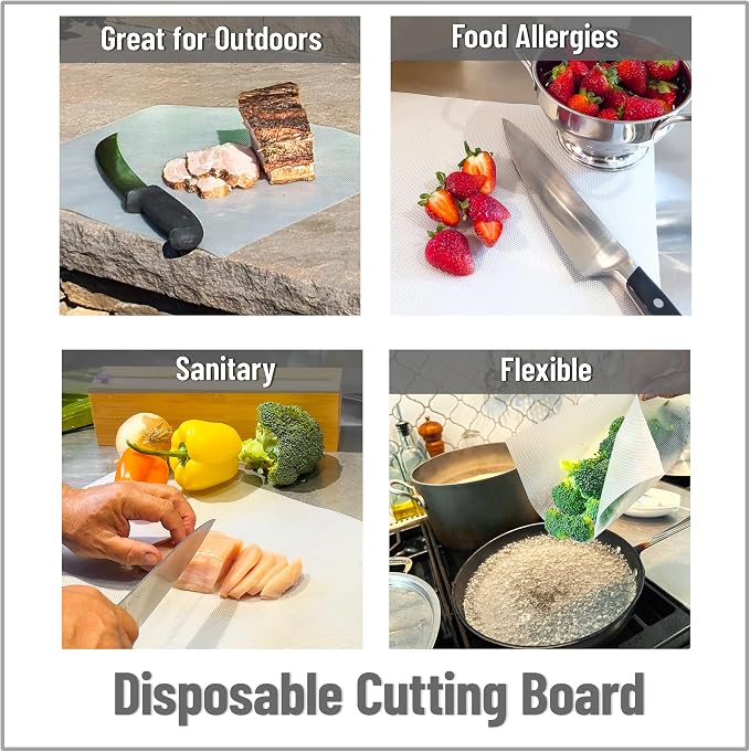 Mind Reader E-Z Board Disposable Cutting Board Box Set, 20 sq ft, Refillable - Image 6