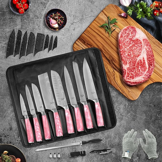 FULLHI 15pcs Japanese Knife Set - Image 9