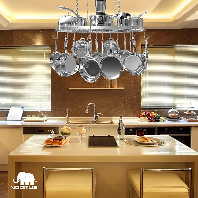 Vdomus Hanging Pot Rack - Image 5