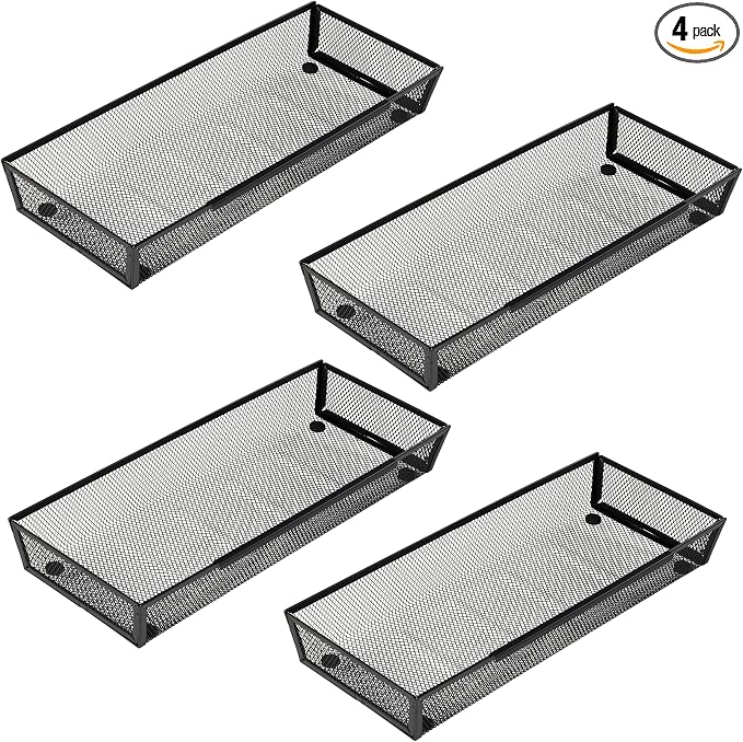 Mesh Tray Silverware Drawer Organizer Utensil Cutlery Tray Office Supplies by ihomecooker