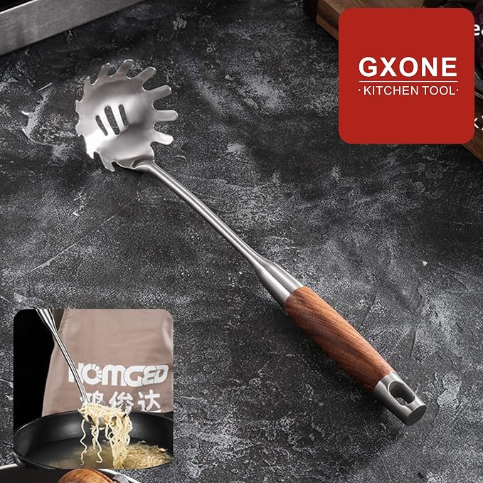 Spaghetti Spoon, 304 Stainless Steel Pasta Spoon - Image 5