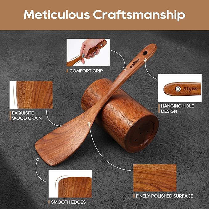 Kitchen Utensils Set, 7 Piece Premium Cooking Utensils Set, Durable Non-Stick - Image 3