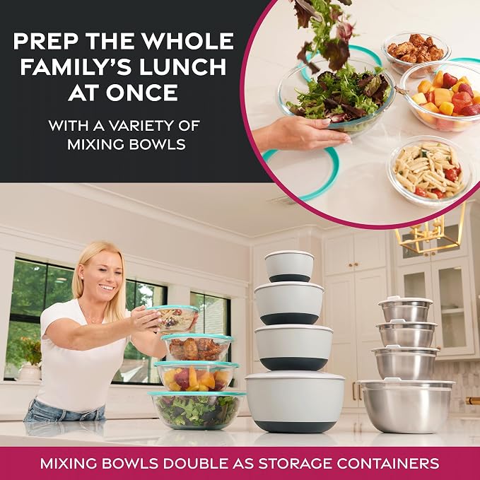 FineDine Stainless Steel Mixing Bowls Set - Image 7