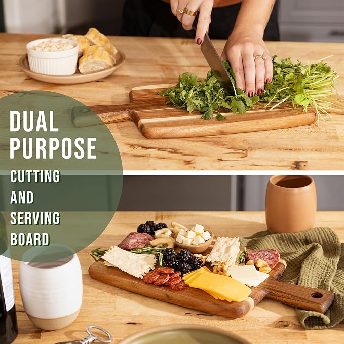 Acacia Wood Cutting Board and Chopping Board - Image 2