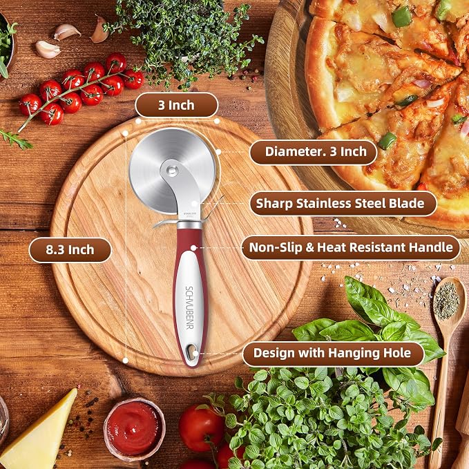 SCHVUBENR Premium Pizza Cutter Wheel - Image 5