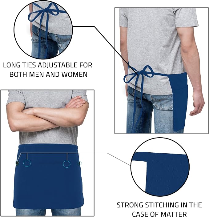 Utopia Wear 12 Pack Server Aprons - Image 4