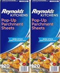 Reynolds Kitchens Pop-Up Parchment Paper Sheets, 10.7x13.75 Inch, 120 Sheets by ReynoldsConsumerProducts