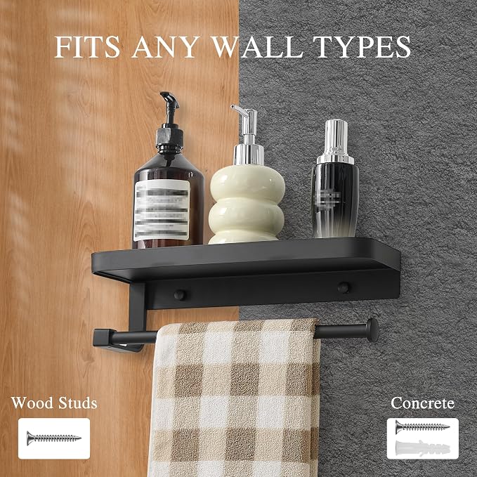 JOOM Hand Towel Holder for Bathroom -Paper Towel Holder Wall Mount - Image 5