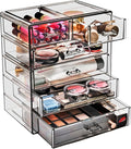 Sorbus Acrylic Makeup Organizer Set, 6-Drawer Vanity & Countertop Cosmetic by Sorbus