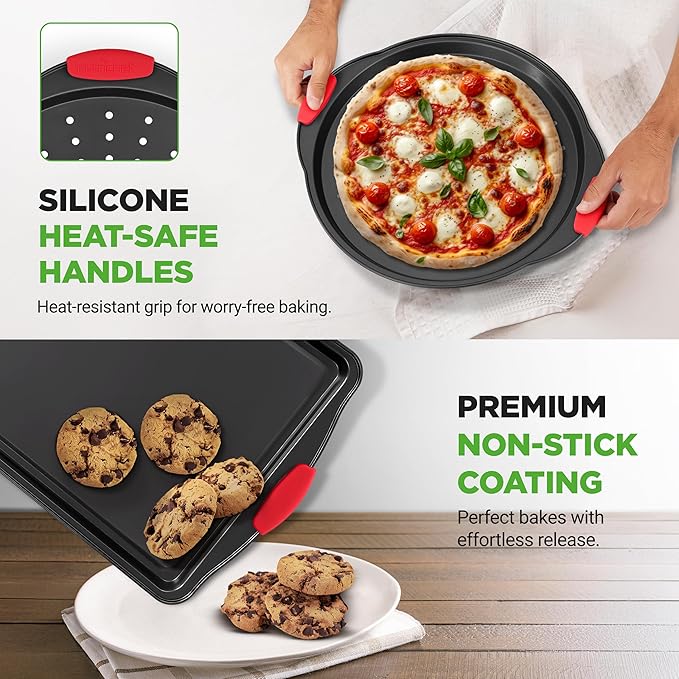 NutriChef 10-Piece Nonstick Kitchen Oven Baking Pans - Image 6
