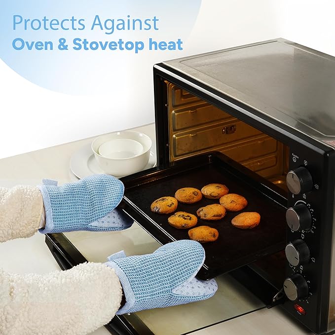 Casa Platino BBQ Gloves & Potholders Set, Holder - Image 4