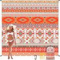 WIWIGO Beach Blanket Waterproof Sandproof Beach Mat 79" X 83"/10'x9'for 2-8 by WIWIGO